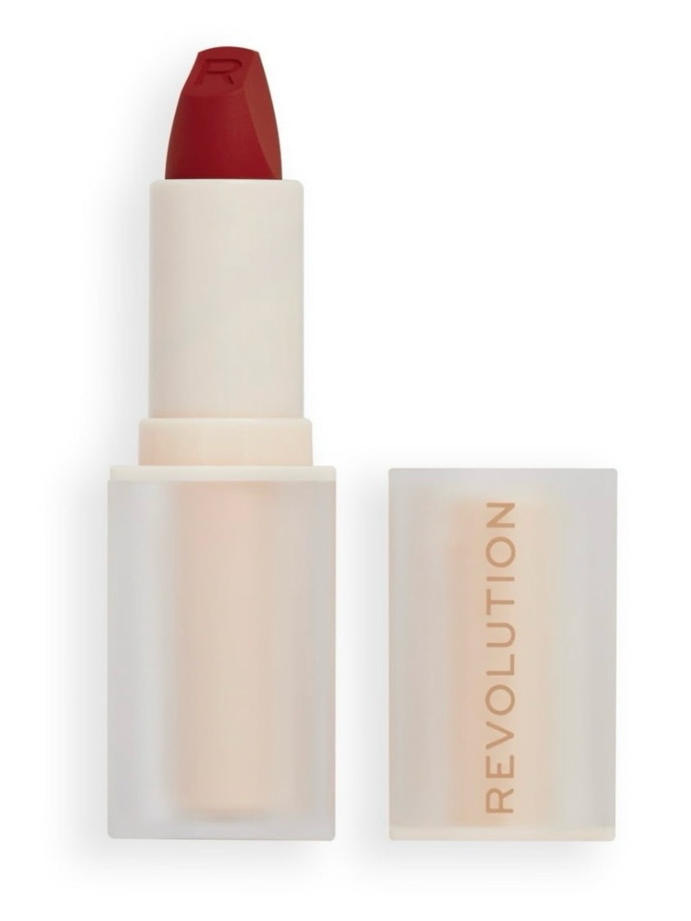 Revolution Lip Allure Soft Satin Lipstick in CEO Brick Red